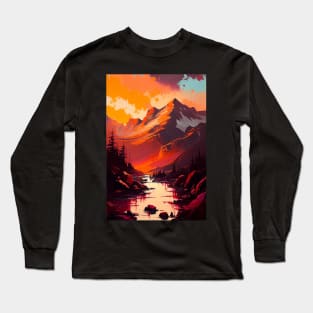 Majestic Peaks Long Sleeve T-Shirt